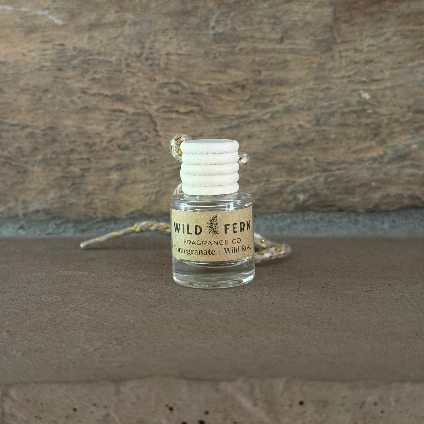 Pomegranate + Wild Rose Car Fragrance