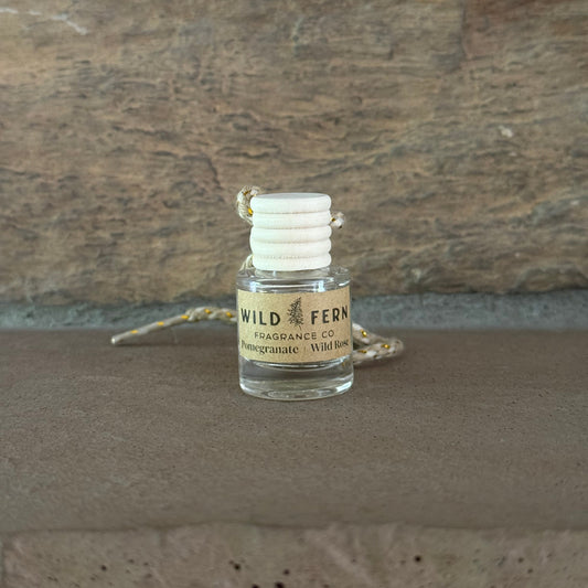 Pomegranate + Wild Rose Car Fragrance